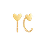 Little Heart Huggie Earrings