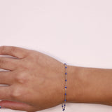 Blue Ball Bracelet