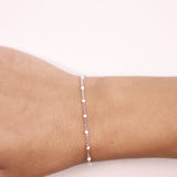 White Ball Bracelet