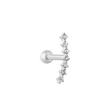 Sparkle Curve Cartilage Barbell