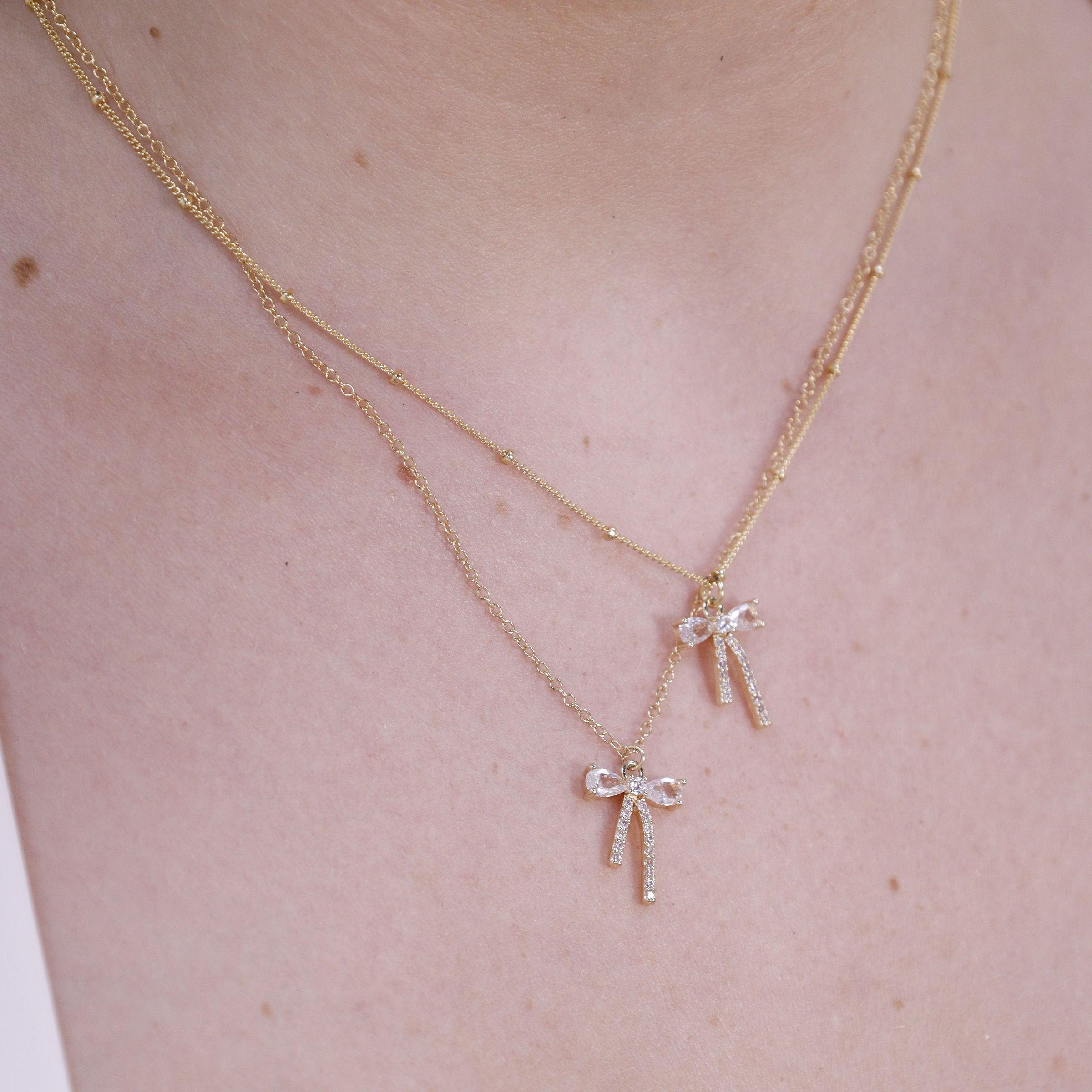 Dainty Bow Necklace