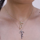 Golden Bow Necklace