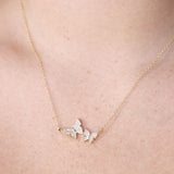 Double Butterfly Necklace