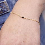 Black Bezel Bracelet