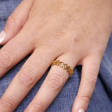 Open Heart Band Ring