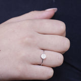 Mini Pave Disc Ring