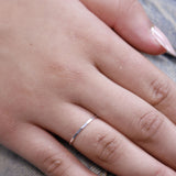 Hammered Band Ring