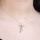 Golden Bow Necklace