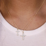 Double Cross Necklace