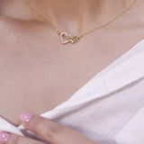 Linked Heart Necklace